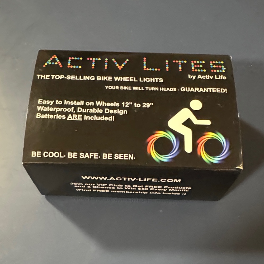 Active Life Vibrant Bike Wheel Lights